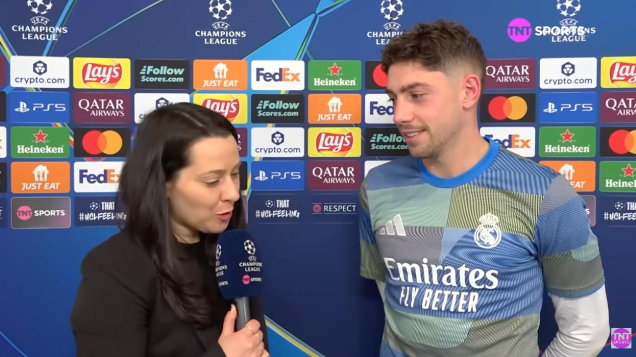 巴尔韦德：维尼修斯问过我要不要罚点；次回合要继续保持专注